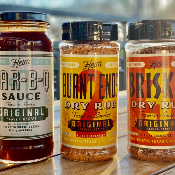Heim BBQ Rub and Sauce Package